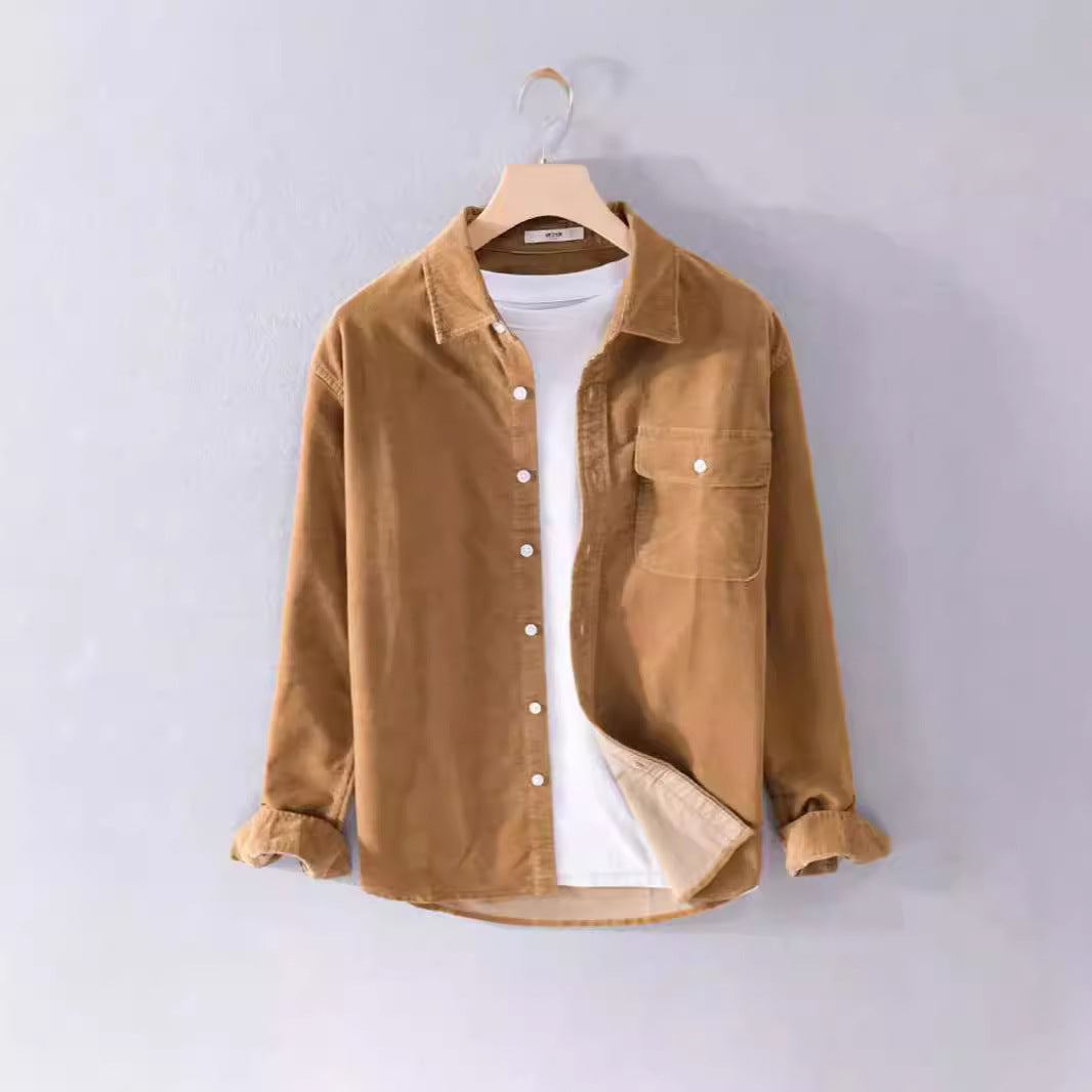 Casual Loose Long-sleeved Shirt For Men