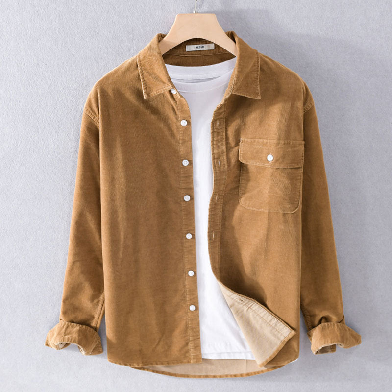 Casual Loose Long-sleeved Shirt For Men