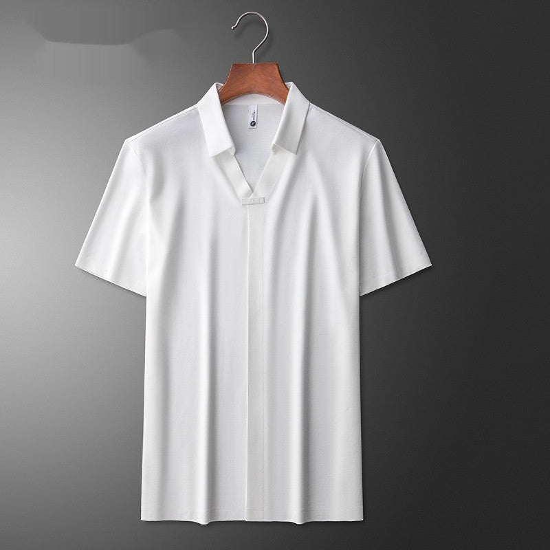 Men's Lapel Polo Short-sleeved T-shirt