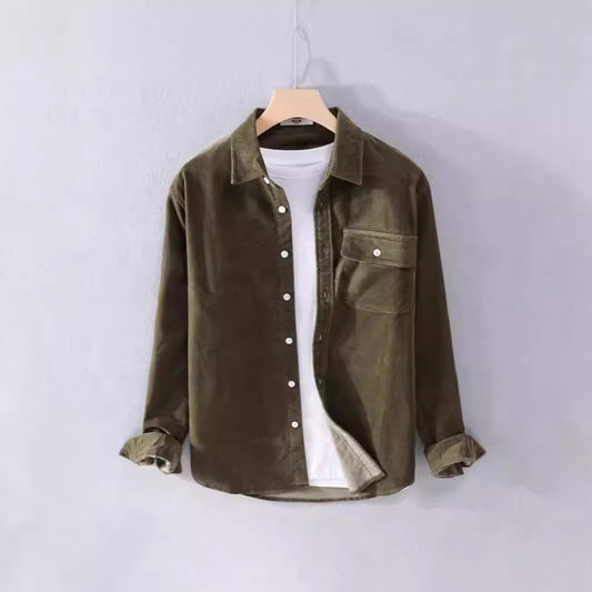 Casual Loose Long-sleeved Shirt For Men