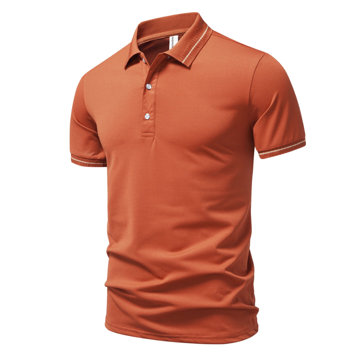 Business Lapel Breathable High-end European Size Casual Polo Shirt